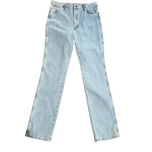 Faded straight leg Wrangler Jeans